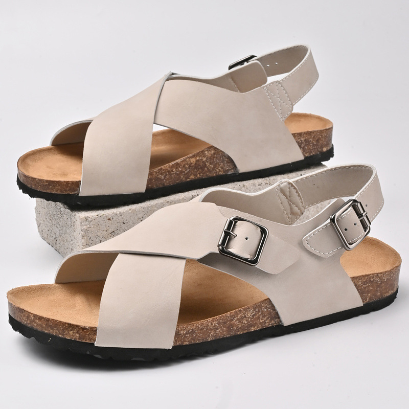 Men's Sandals 2024 Summer New Casual Versatile Men's Shoes Foreign Trade Popular Trendy Breathable Beach Sandals