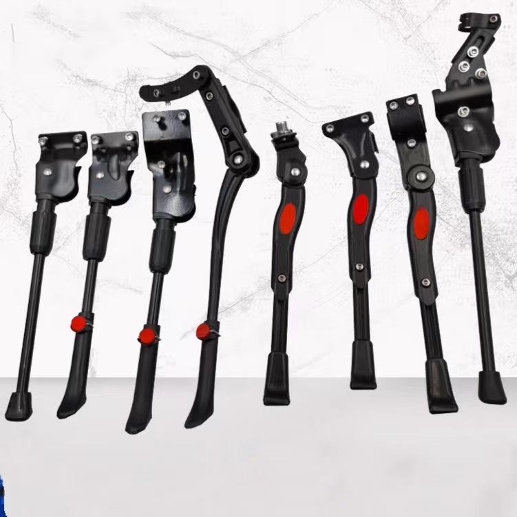 Road Bike Aluminum Single Support Side Stand Parking Rack Cycling Mountain Bike Side Kickstand Accessory Bicycle