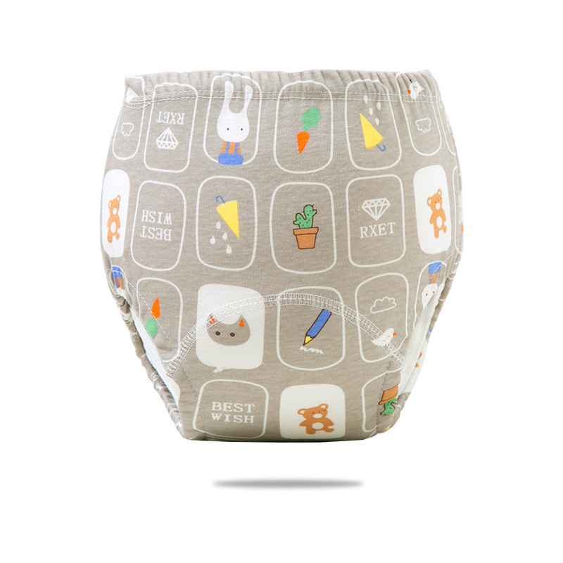 Picture of Toilet Training Pants Diaper Pants Baby Summer Diaper Pocket Universal Gauze Diaper Wet Artifact Washable Diaper Pants