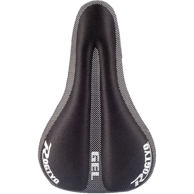 Bicycle silicone seat cover mountain bike thickened comfortable seat cover rope reinforced saddle cover riding equipment accessories