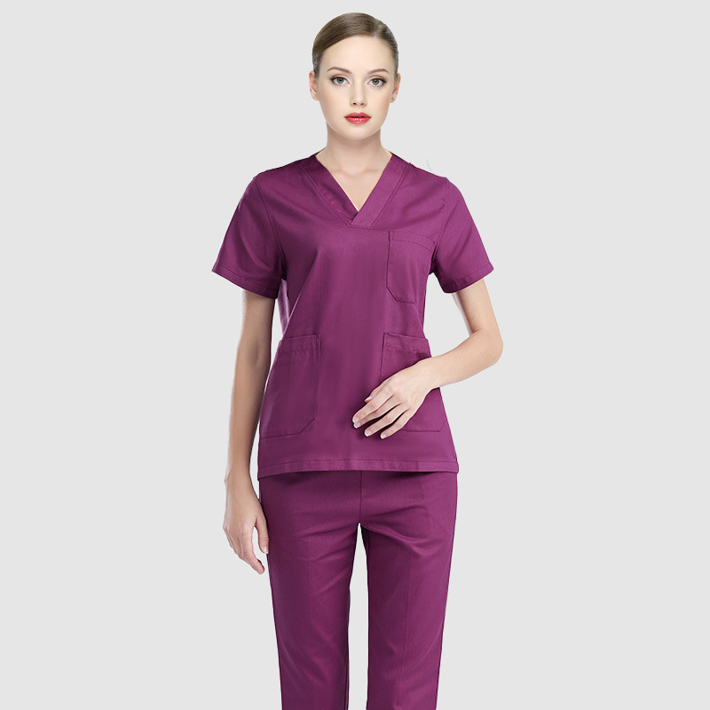 Picture of Hand Washing Clothes, Short-Sleeved Men's and Women's Doctor Clothes, Pure Cotton Surgical Clothes, Oral Beauty Work Clothes, Long-Sleeved Suits