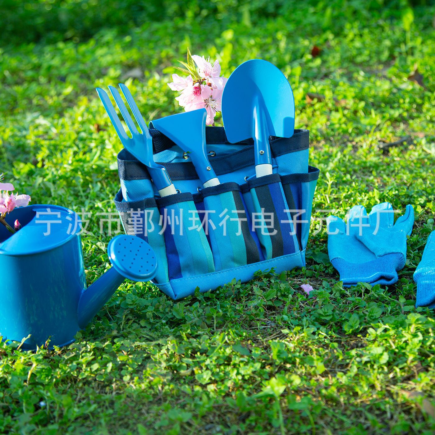 Picture of Amazon cross-border children's new garden kneeling stool weeding children's beach toys gift gardening tools set