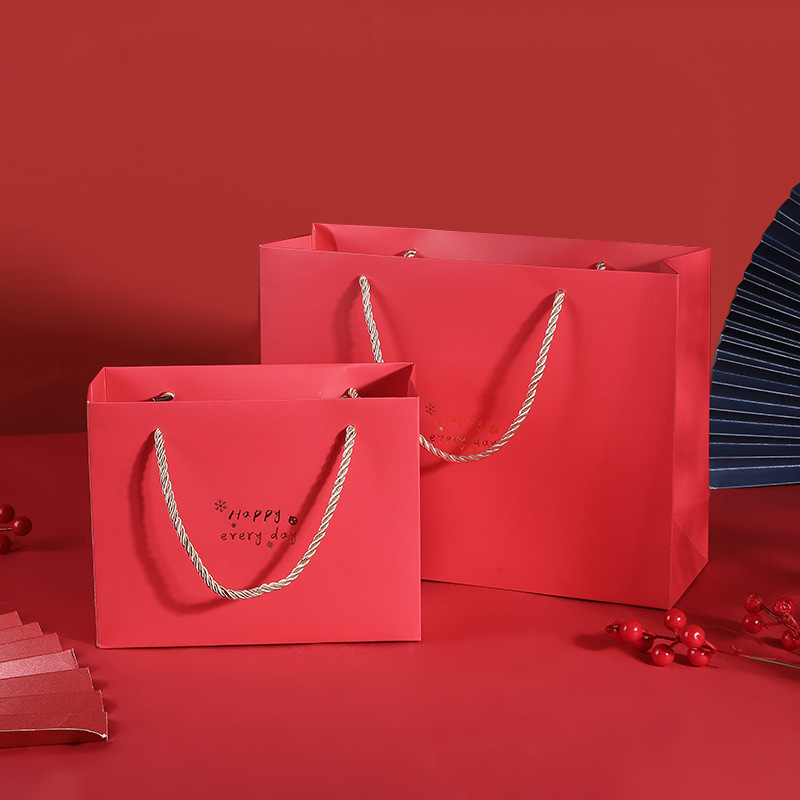 in stock wedding red gift bag festive wedding gift bag holiday gift bag paper bag wedding candy bag