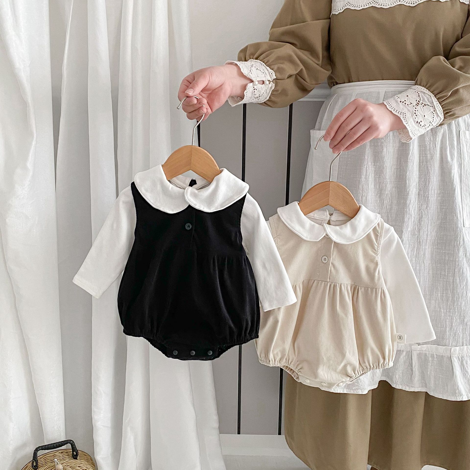 Baby Summer male and female baby solid color sleeveless one-piece romper summer tide match little children solid color Korean casual romper