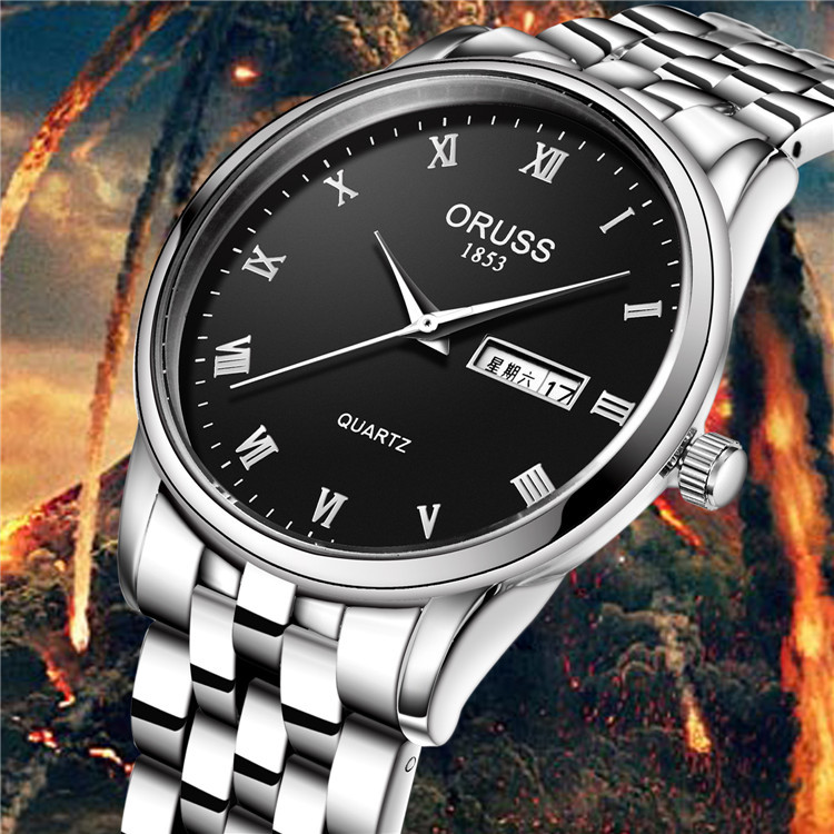 New Men's Women's Watch Waterproof Business Fashion Watch Quartz Couple's Watch Men's Watch Wholesale Factory Outlet