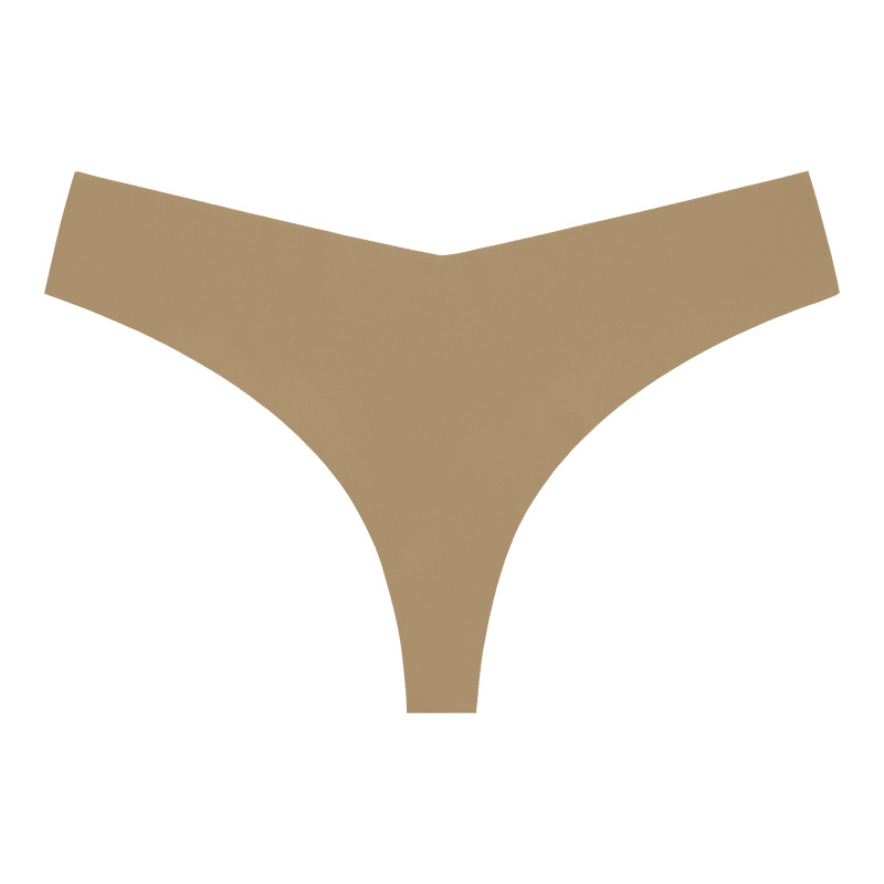 Picture of European and American Cross-border Pregnant Women's plus size Traceless Women's Underwear Class A Ice Silk Breathable Sports Low Waist Naked Briefs for Women