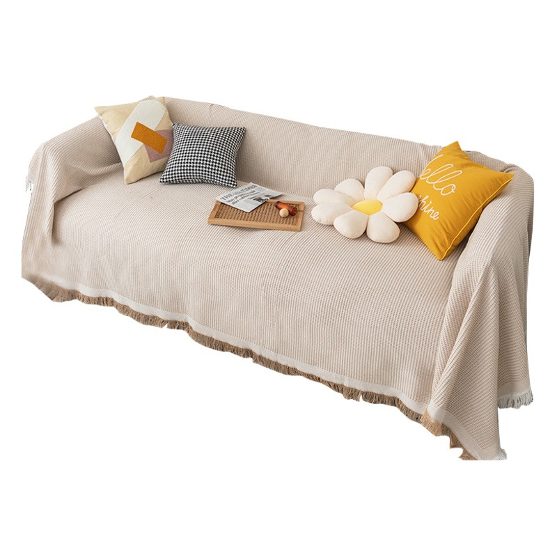 Nordic Sofa Cover ins Sofa Towel Sofa Cover Cloth Full Cover Universal Sofa Cushion Single Person Cyber Celebrity Dust Cover Blanket