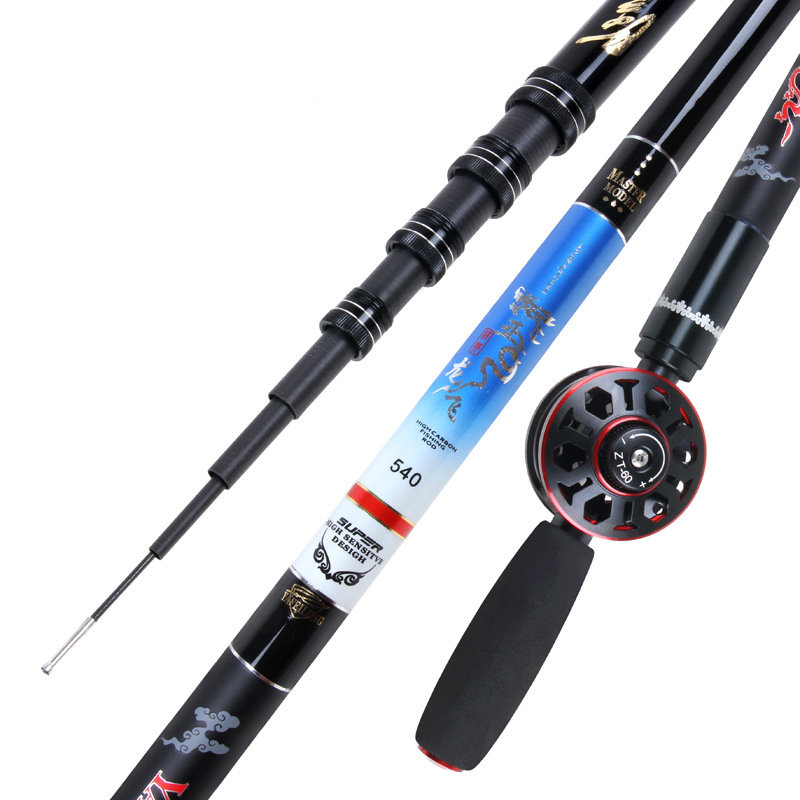 Picture of Factory wholesale five positioning Zhongtong Rod inner routing fishing rod hand Rod carbon ultra light hard 19 adjustable short section stream Rod
