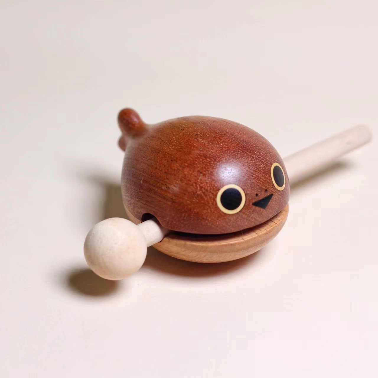 Wooden Fish Decompression Solid Wood Work Crazy Desktop Small Ornaments Sakaban turtle Emotional Stability Office Toy