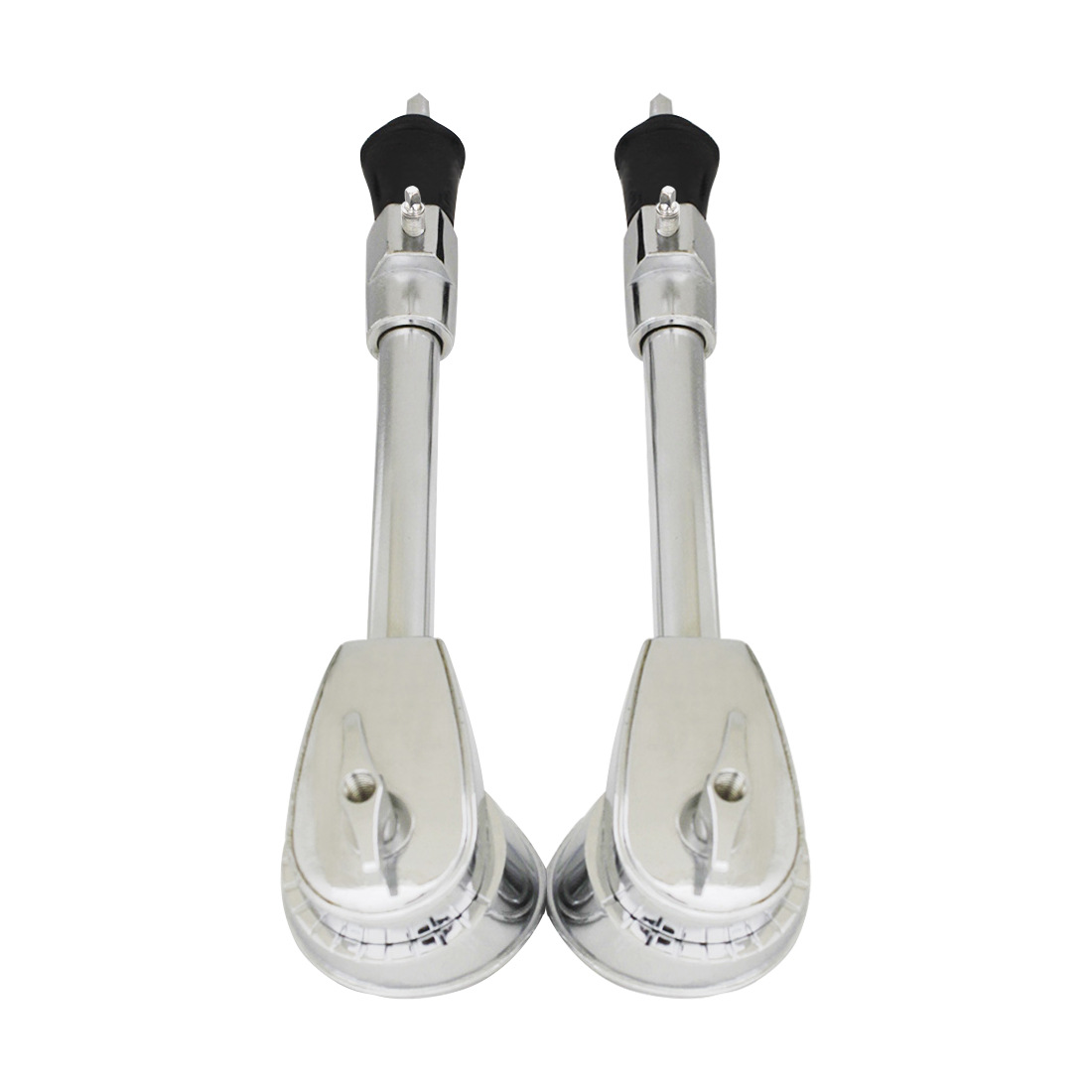Picture of Wholesale Jazz Drum Drum Frame Drum Legs 2 Pack Plated silver Blow Drum Legs Fixed Drum Legs Bracket Big Drum Legs