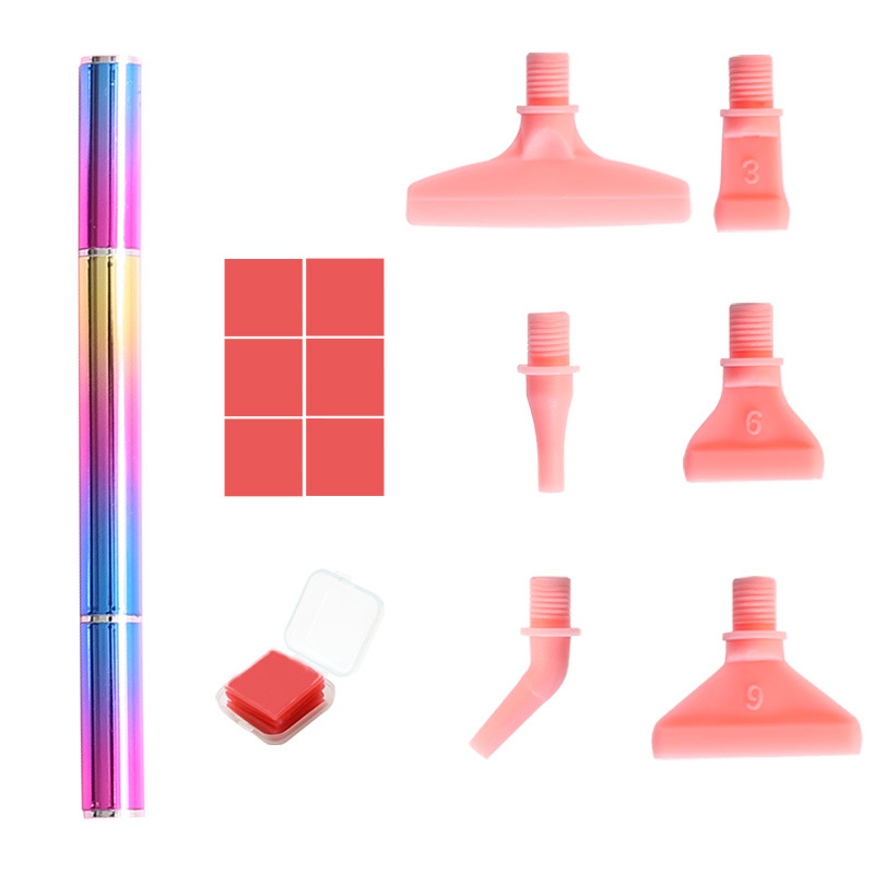 Picture of Diamond painting metal point drill pen plastic thread pen head alloy new point drill DIY diamond embroidery tool suit