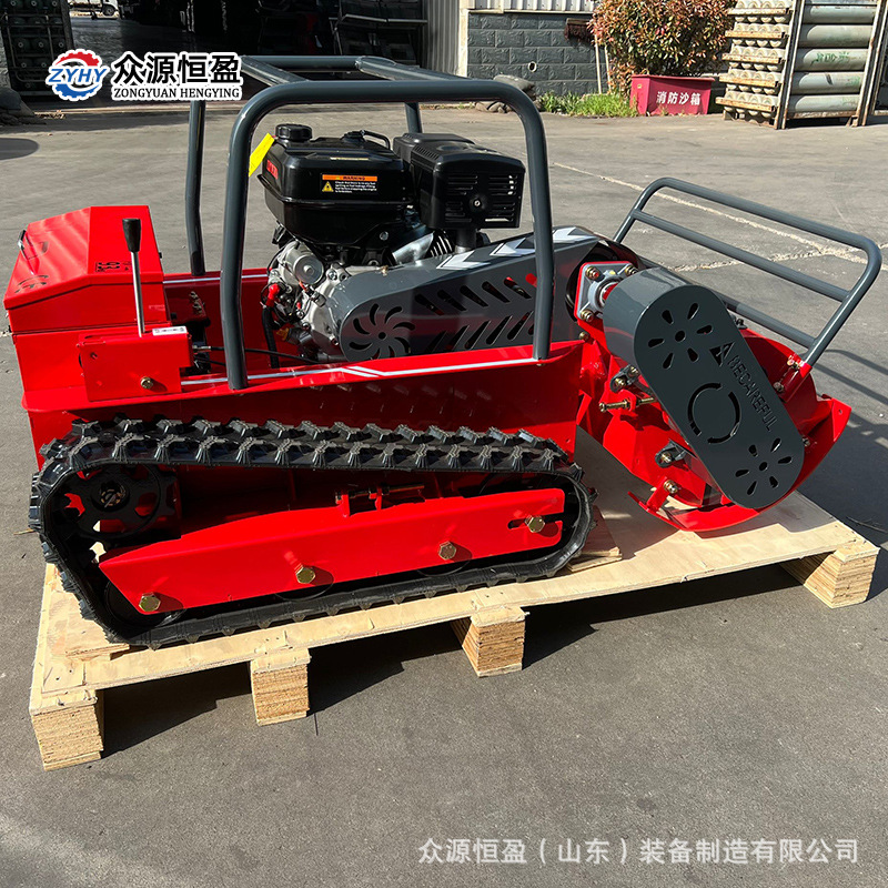 All-Terrain Tracked Agricultural Automatic Four-Wheel Drive 550S Lawn Mowing and Weeding Machine Remote Control Lawn Mower