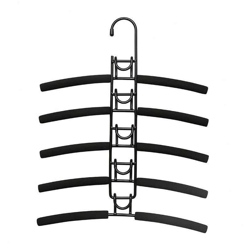 Picture of Space-saving Multi-functional Multi-layer Hanger Hook Magic Home Wardrobe Storage Artifact Hanging Clothes Rack Folding Brace