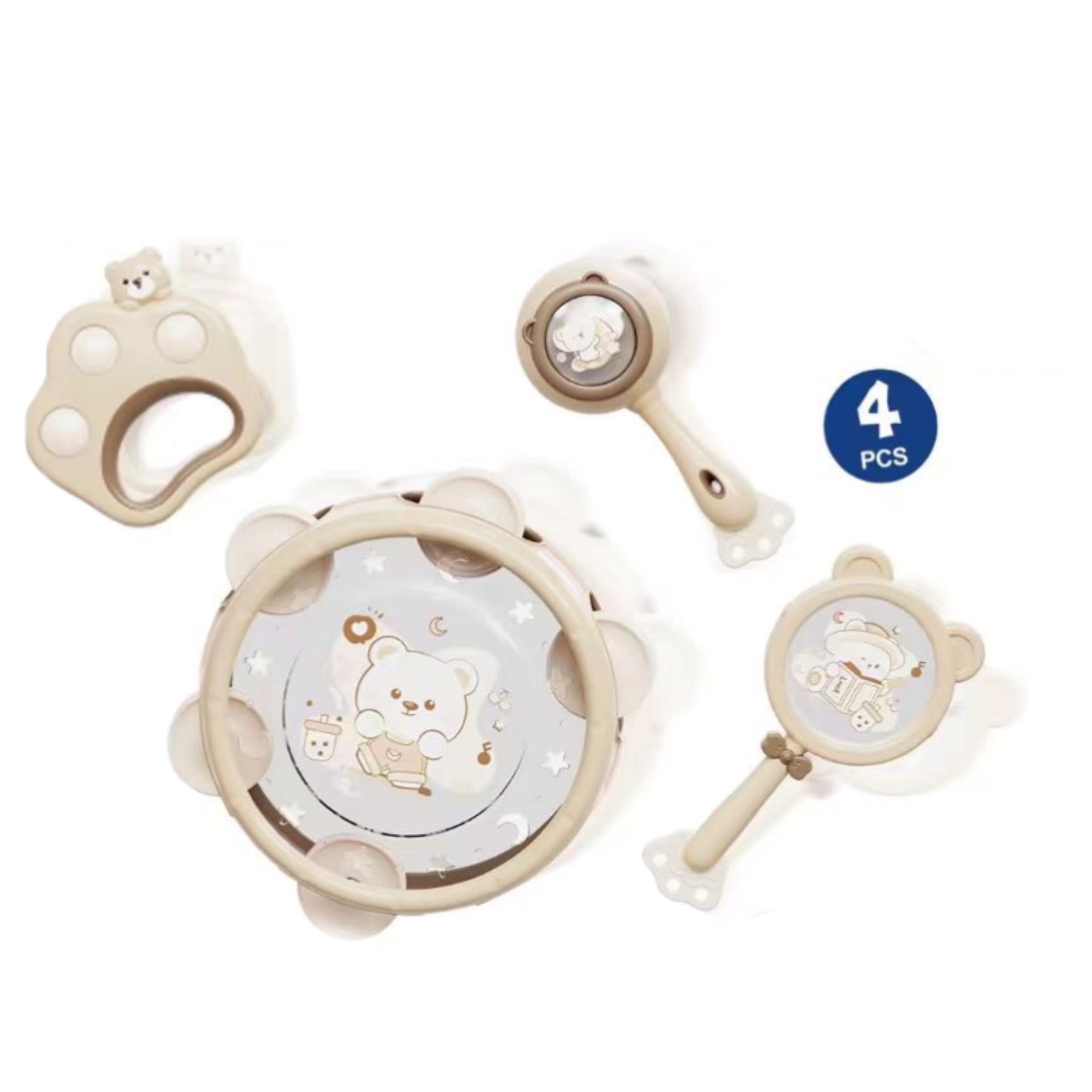 Picture of Cross-Border Early Education Rattle Musical Instrument Toy Set Two-In-One Material to Exercise Baby's Hearing, Sensory and Tactile Toys