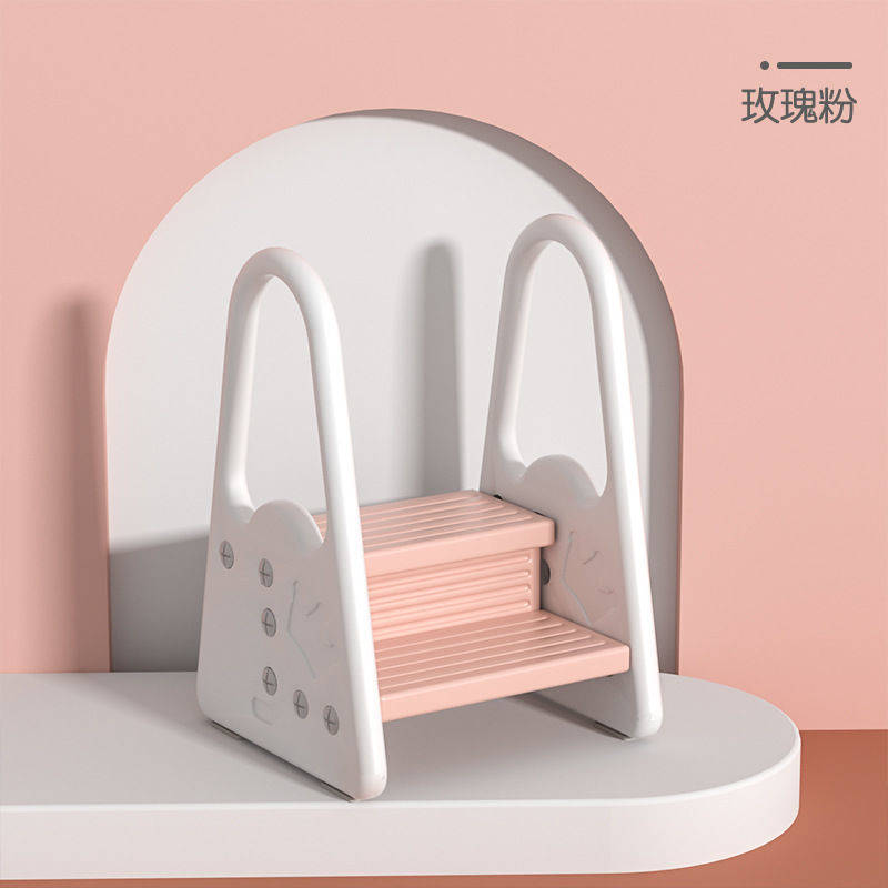 Picture of Handwashing step stool, children's footrest, bathroom washing staircase, washing table, stool pedal, heightened handwashing steps