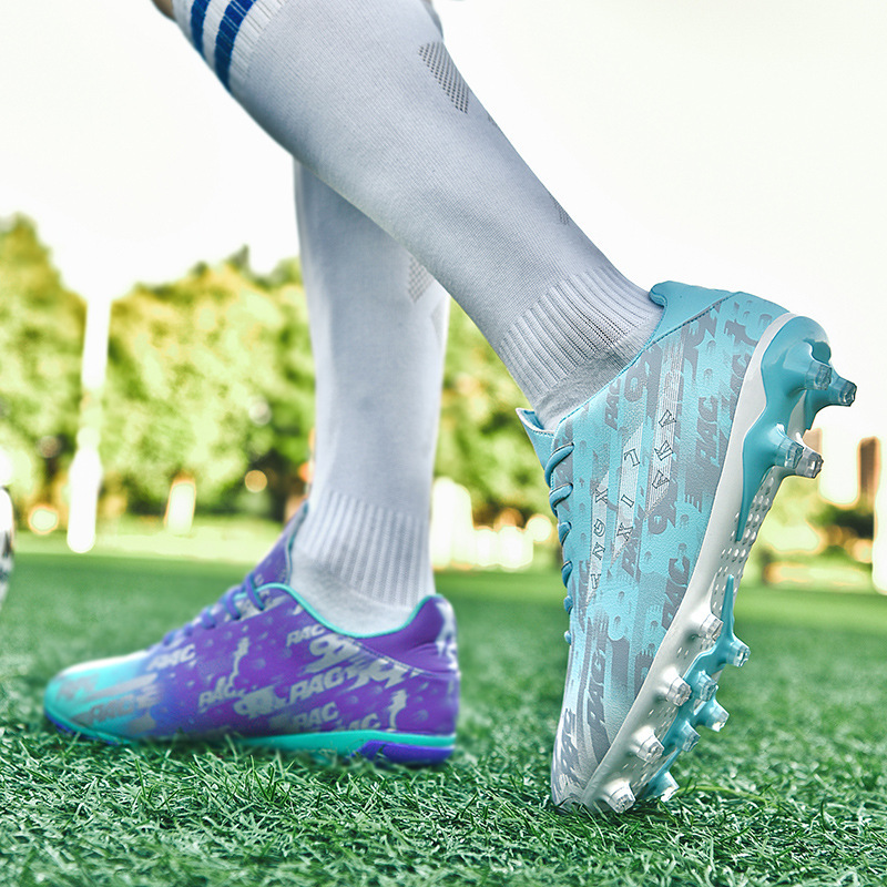 Picture of World Cup Mandarin Duck Primary School Children and Teenagers Broken Nails Spikes Outdoor Spikes School Competition Training Football Shoes