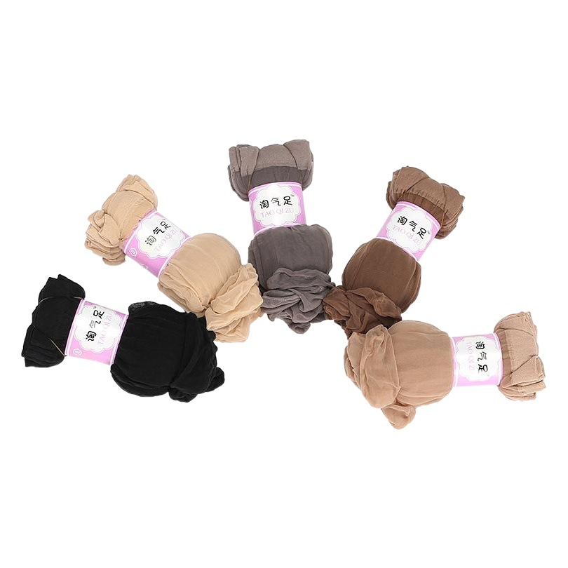 Picture of Ultra-Thin Crystal Stockings, Spring and Summer Toes, Transparent Pairs of Invisible Socks, Night Market Street Stall Short Stockings Manufacturer Wholesale