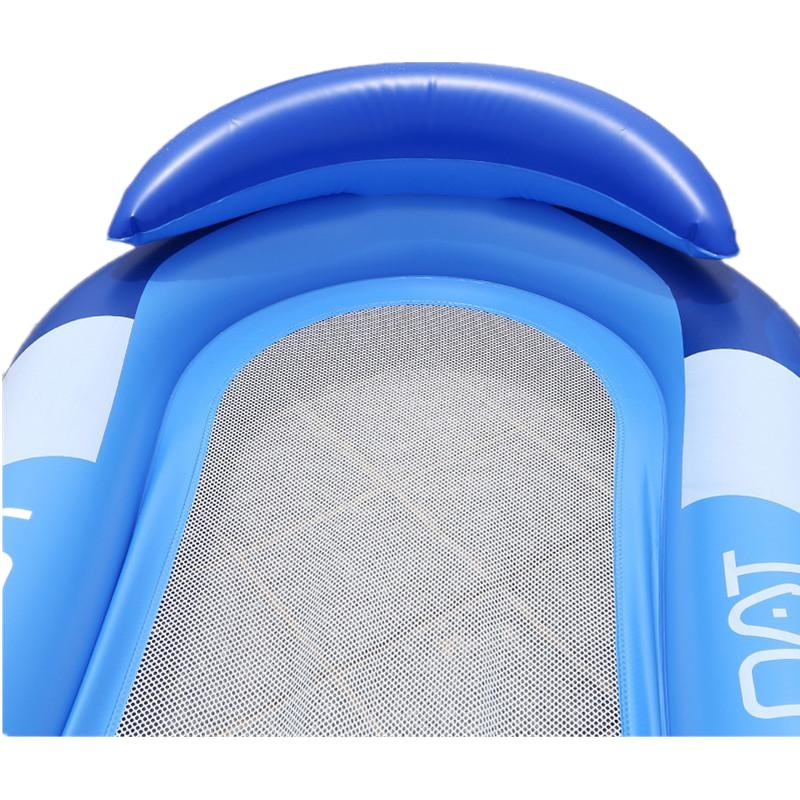 Cross-border Hot Sale Inflatable Sand Bed with Armrest Backrest Outdoor Water Adult pvc Folding Mesh Recliner Hammock