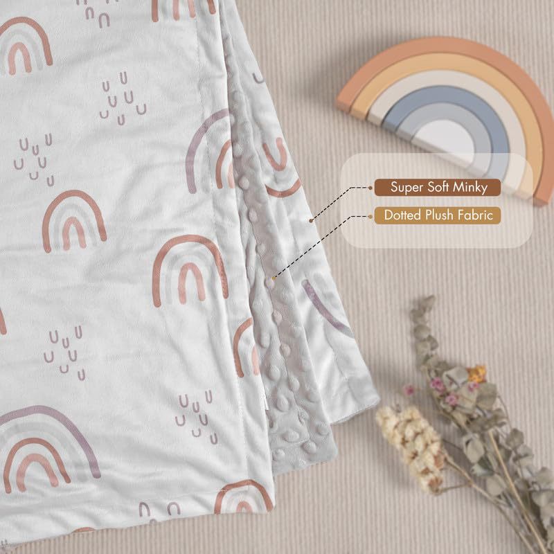 Picture of Cross-border Double-layer Bean Blanket Blanket Children's Nap Blanket Air Conditioning Cover Crystal Velvet Bubble Blanket