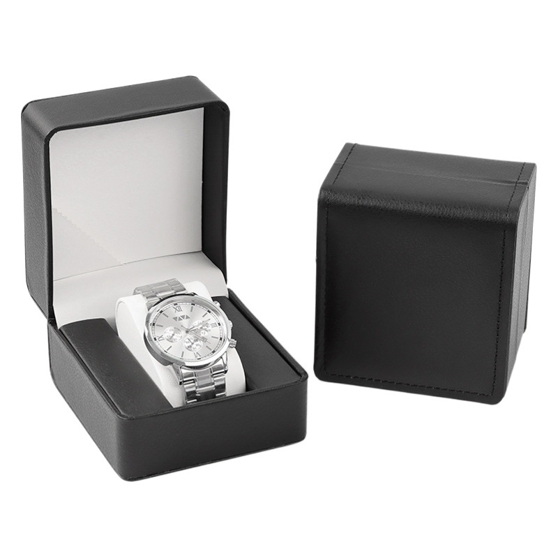 SOURCE Factory lychee pattern watch box jewelry box flip men's watch box single watch jewelry storage box