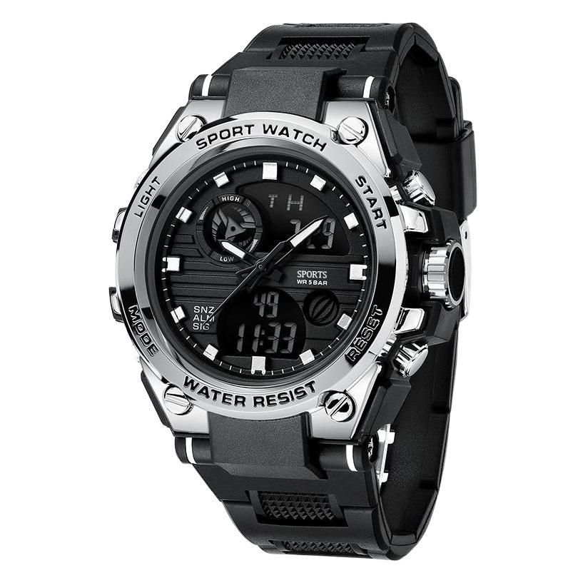 Steel Watch heart Men's student junior high school students authentic high-looking youth waterproof electronic watch men
