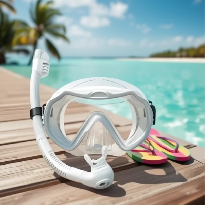 Snorkeling Diving Goggles Set Snorkeling Erbao Diving Mask Fully Dry Goggles Snorkel Scuba Diving Set