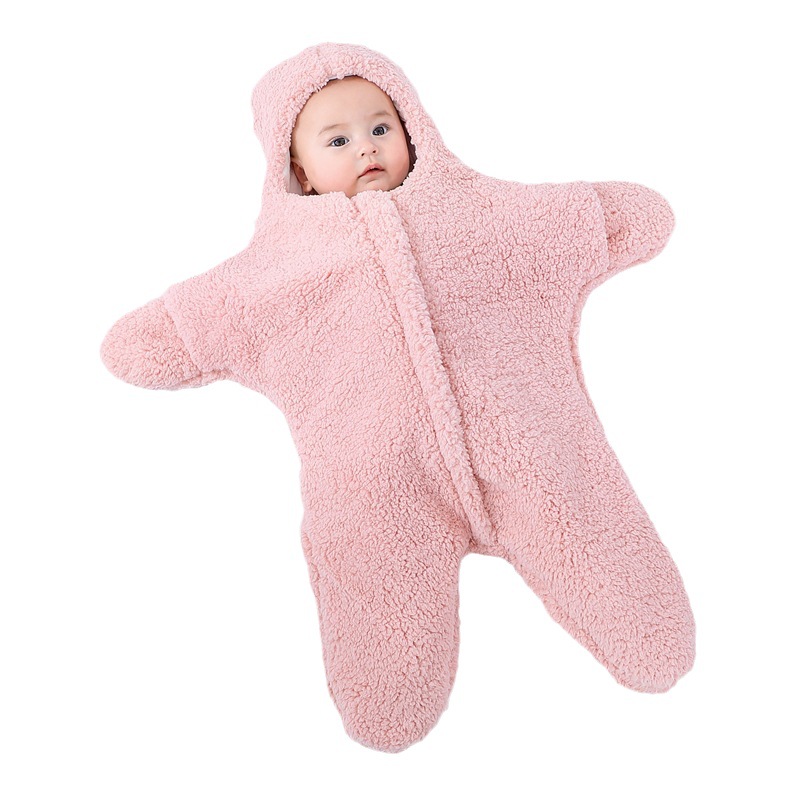 Picture of Bag Baby Newborn Thick Newborns Go Out with Quilt Sleeping Bag Dual-purpose Warm and Soft in Autumn and Winter