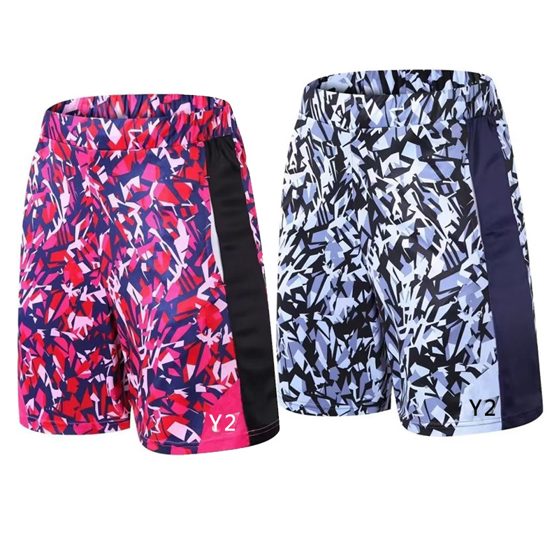 Picture of New badminton pants quick-drying breathable running sports volleyball tennis boys and girls shorts casual printing 075