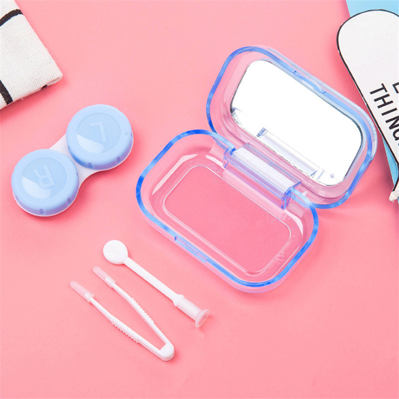 Picture of Cartoon Creative Small Animal Glasses Contact Eye Box Durable Fashion Portable Simple Contact Eye Box