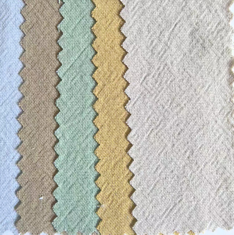 Whole Rice [12-count Cotton Imitation Linen Thickened Sand-Washed Crepe] 240g washed cotton cloth, thickened sand-washed crepe cloth in stock