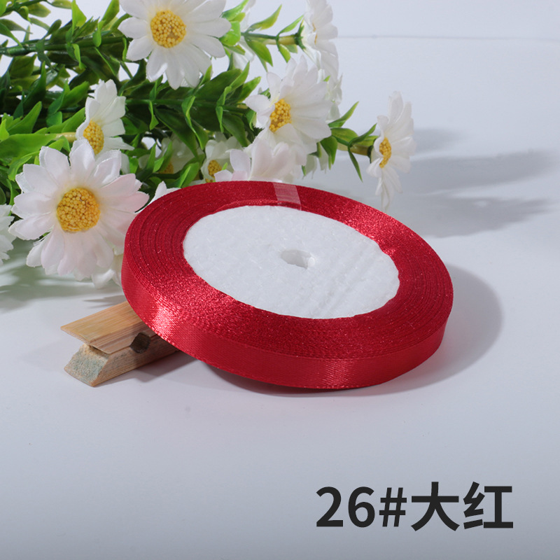 Picture of 0.6cm wide floral ribbon packaging ribbon home textile decorative jacquard Ribbon Baking ribbon polyester ribbon wholesale