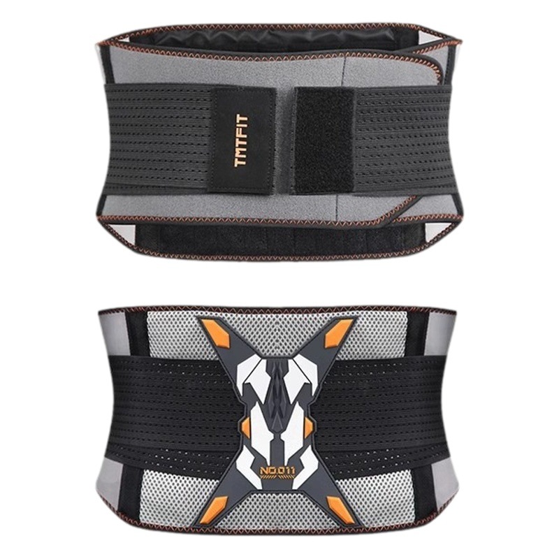 TMT sports belt men's waist professional fitness running basketball squat plastic waist training special hard pull abdomen