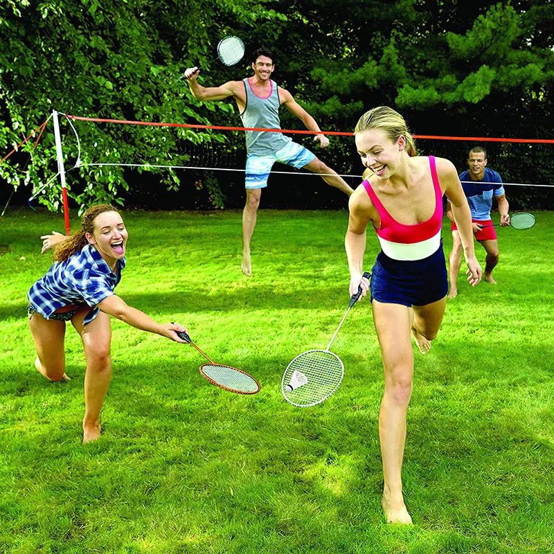 Picture of Factory new hot selling beach volleyball net rack suit outdoor portable badminton football Net rack game suit