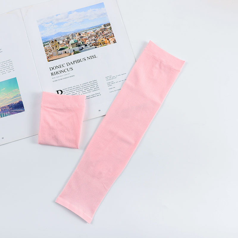 Picture of Ice Sleeves Sun Protection Sleeves for Men and Women, Ice Silk Sleeves with Customized Logo, Outdoor Cycling Anti-Uv Pure Color Ice Sleeves Arm Guards
