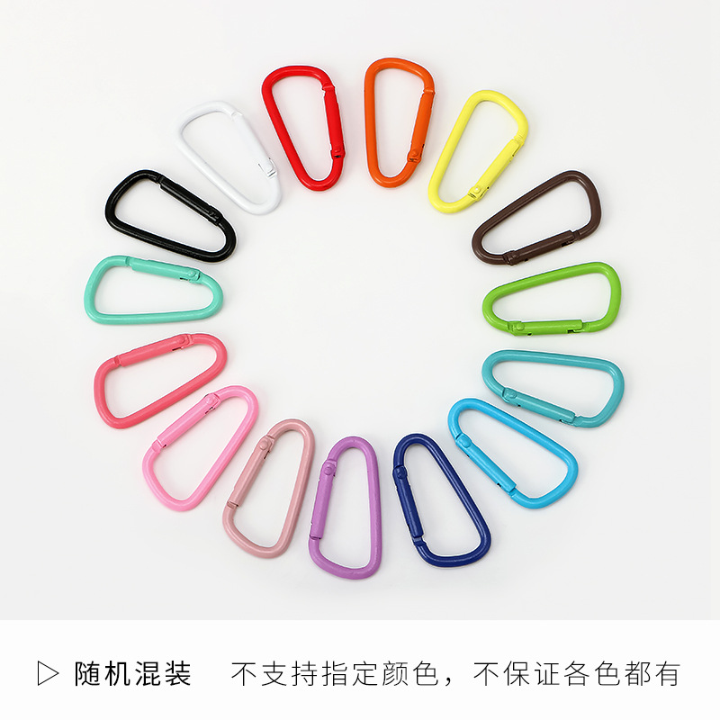 Picture of Color paint No. 5 gourd-shaped carabiner aluminum alloy jewelry accessories hand-adjusted water bottle keychain