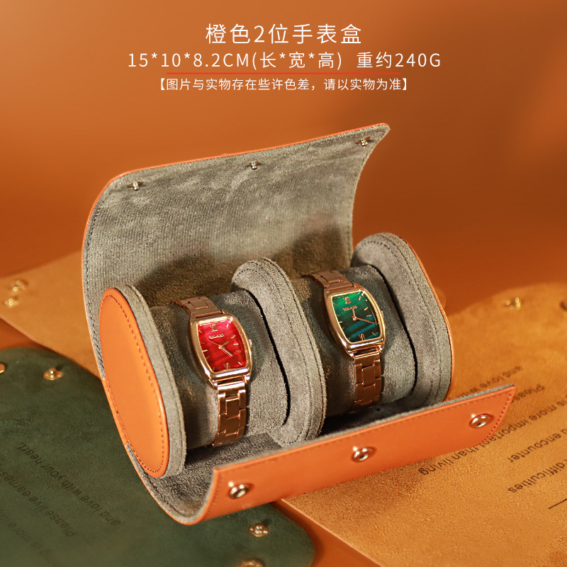 Picture of Portable 1-bit 2-bit 3-bit Watch Box Leather Watch Storage Box Famous Watch Mechanical Watch Wrist Watch Packaging Box