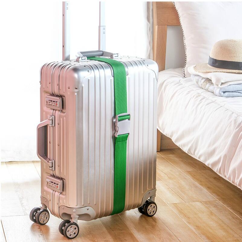 Travel business trip luggage strap one-word packing strap trolley case luggage case consignment strap reinforced packing strap