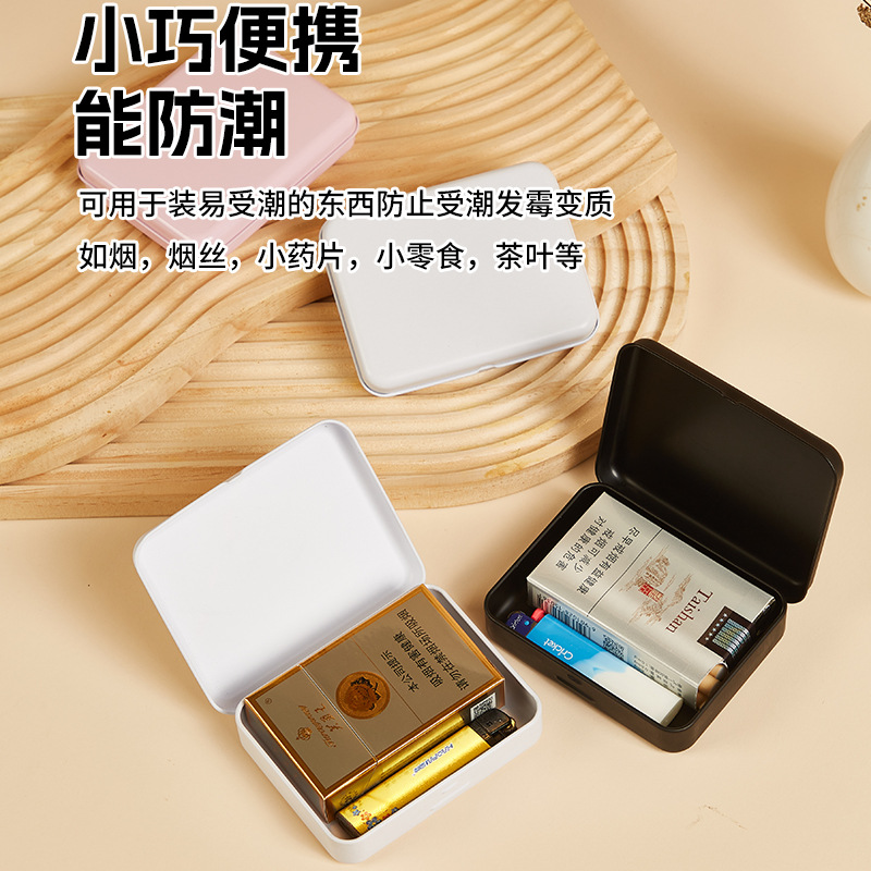 In-Stock Fisherman's Treasure Bit Rabbit Candy Tin Box Double-Sided Pink White Black Flip-Top Conjoined Tinplate Box Wholesale