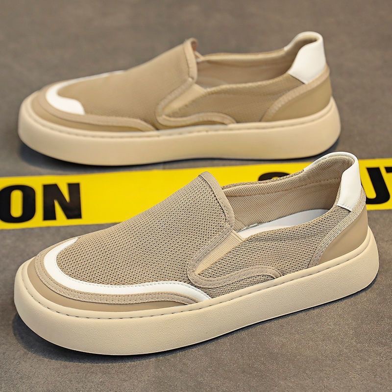 Cross-Border Men's Shoes 2025 New Summer Men's Shoes Spring and Summer Breathable Lightweight Casual Canvas Shoes Men's Sneakers