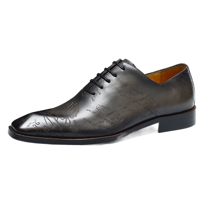 [Big Sale] Whole Leather Genuine Leather Oxford Cow Leather Men's Formal Shoes Men's Shoes Formal Shoes