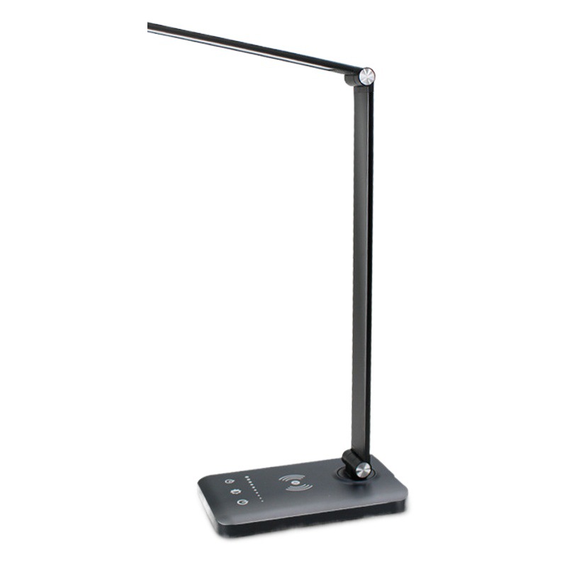Wireless Charging Desk Lamp, Eye-Protection Lamp for Students Studying and Reading, Small Desk Folding Lamp, Bedside Lamp, Led Dimmable