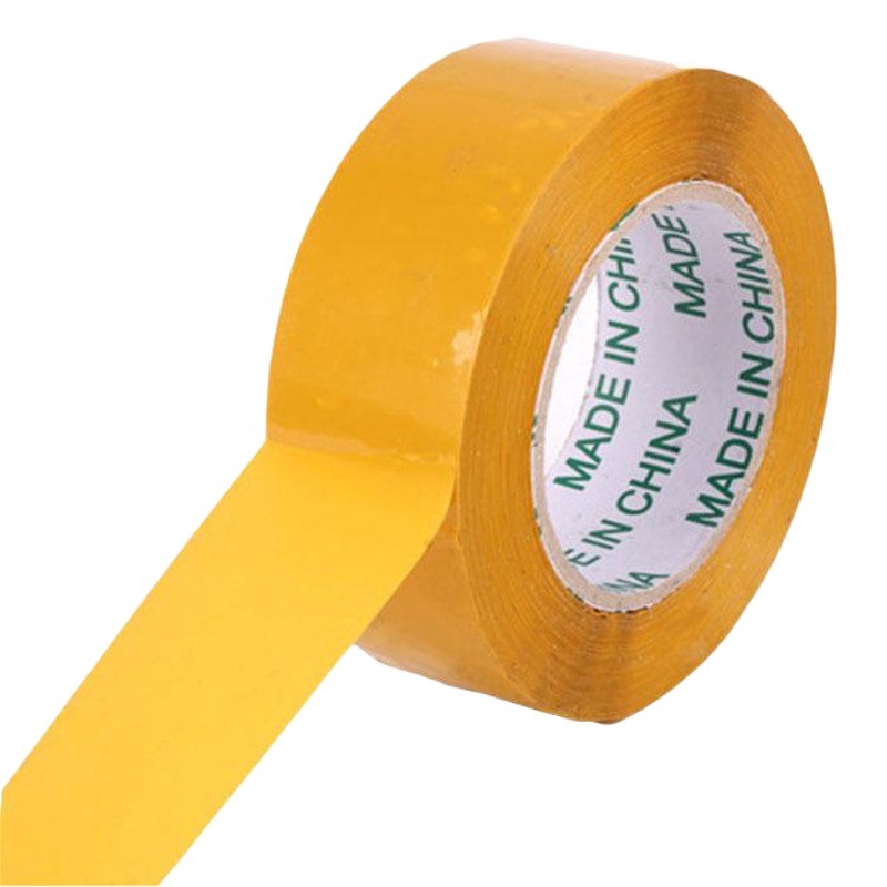 Tape manufacturers yellow tape width 5.5cm thick 2.5cm packing tape paper sealing box with logistics tape wholesale