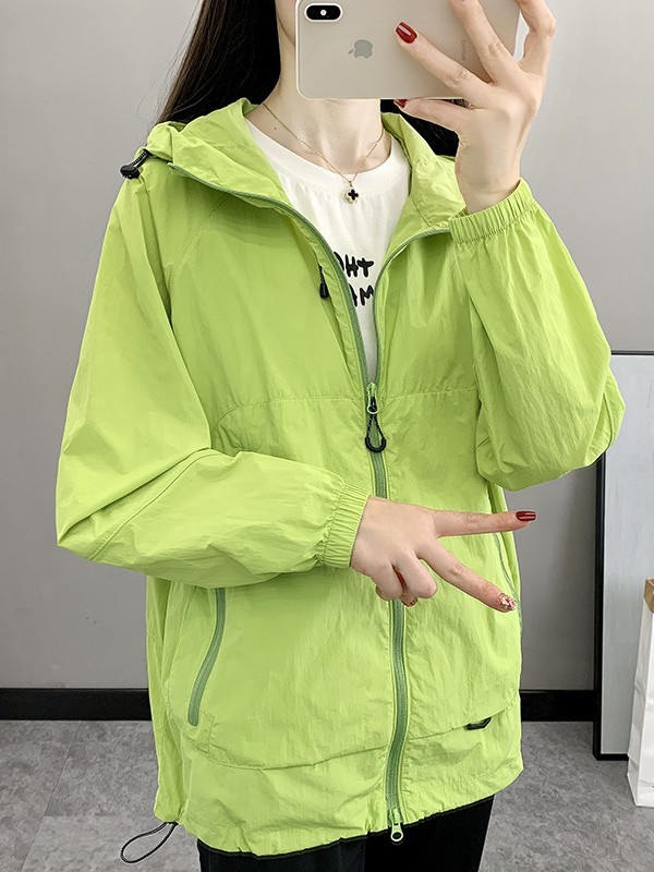 upf50 sunscreen clothing women's 2025 summer new anti-ultraviolet ultra-thin fashion ice feeling fabric coat men's