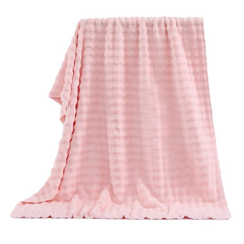 Picture of Polyester Bubble Velvet Fabric Home Wear Bathrobe Bedding Blanket Single and Double Sided Thickeneded Jacquard Absorbent Coral Velvet Fabric