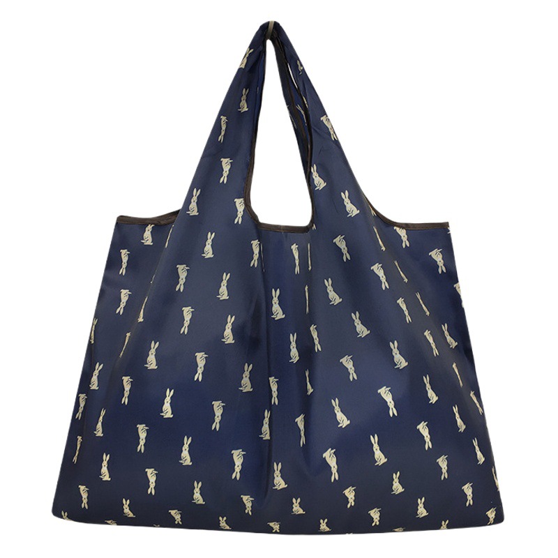 Large size eco-friendly bag supermarket grocery shopping bag shopping bag large capacity cloth bag folding shoulder bag 210D Oxford cloth bag