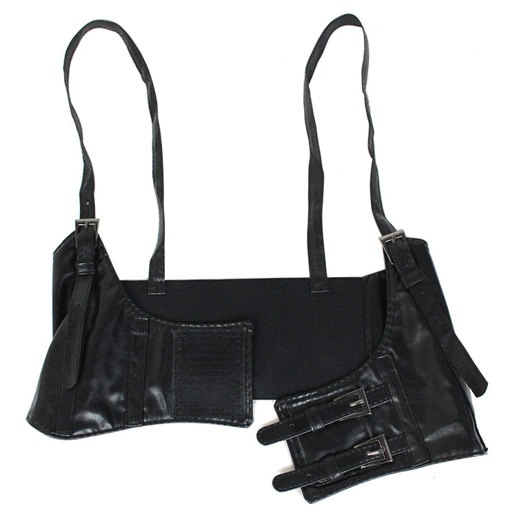 Picture of European and American Texture Strap Belt Women's Outer Shirt Decoration Performance Clothing Matching Vest with Elastcoat and Waist Seal for Foreign Trade