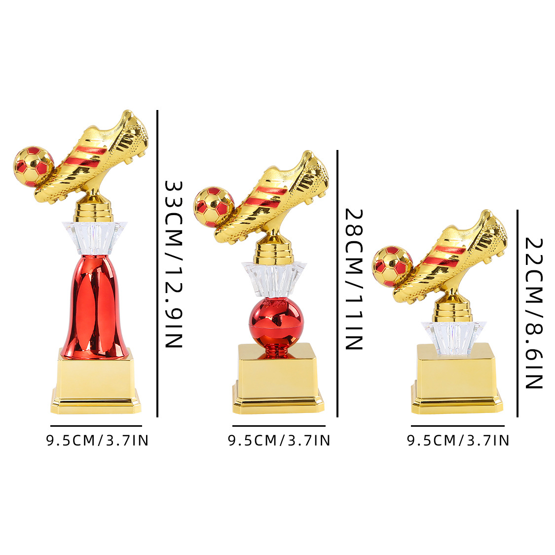 Picture of Trophy custom new football basketball children's games taekwondo creative metal plastic trophy wholesale