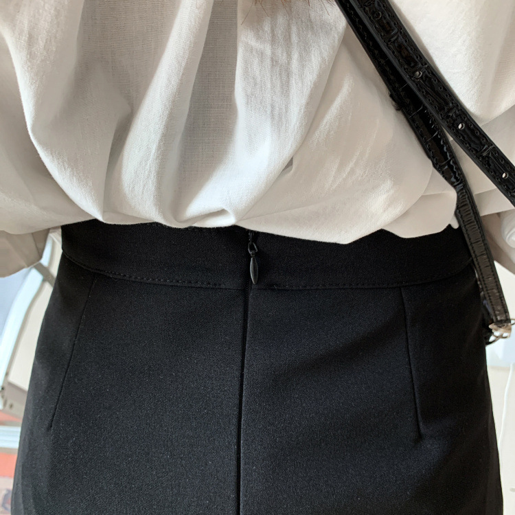 Picture of New Summer High Waist Irregular Skirt Skirt Women's All-match Slim-fit Anti-glare A- line Hip Wrap Trendy Skirt