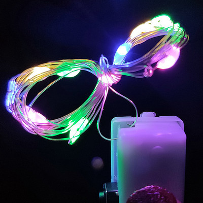 Picture of 2 m led copper wire bedroom light string decoration night light bouquet gift box multi-position light with home atmosphere lights