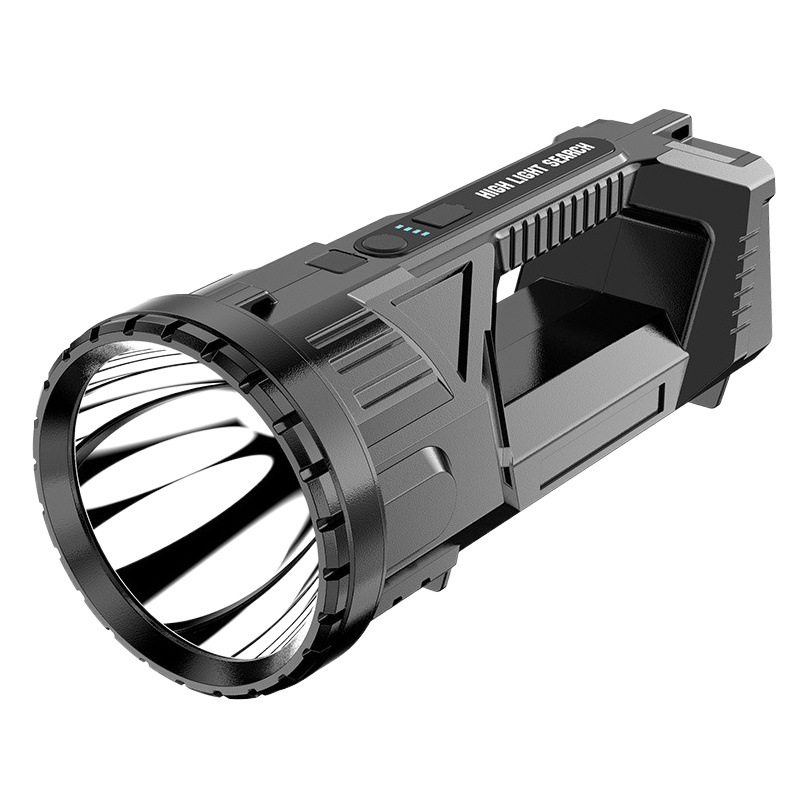 Cross-border USB explosion-proof searchlight with COB side light outdoor waterproof emergency strong light portable lamp high-power flashlight